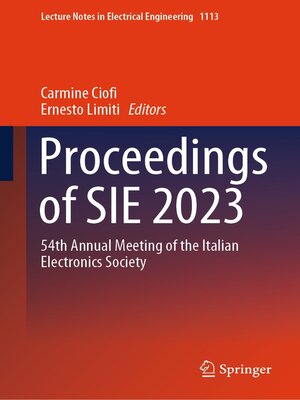 cover image of Proceedings of SIE 2023